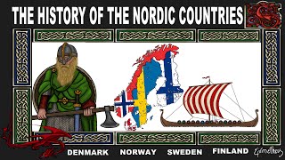 The Nordic Countries Animated Scandinavian History [upl. by Joab437]