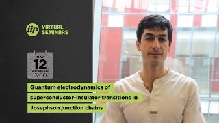 Vladimir Manucharyan  Quantum Electrodynamics of Superconductorinsulator Transitions [upl. by Onateag304]