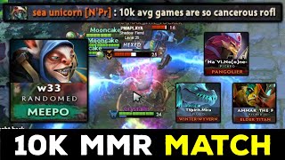 W33 RANDOM MEEPO INSTANTLY GET COUNTER PICKED IN 10K MMR GAME [upl. by Panta470]