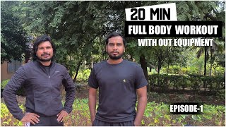 20 min FULLBODY Workout with Warmup  No Equipment  life of phelwam  Moti lal Pahelwan [upl. by Cornelle]