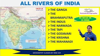 RI ICDS amp ALL ODISHA EXAMS II 60MCQS IN 30 MINS II ALL RIVERS OF INDIA RabisirGeography [upl. by Tiertza939]