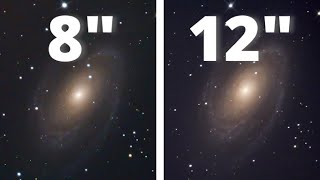 8quot vs 12quot Telescopes  The BODES GALAXY [upl. by Summer]