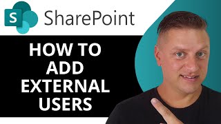 How to Add External Users to SharePoint Site  SharePoint Tutorial 2024 [upl. by Savinirs]