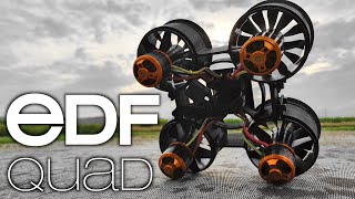 EDF Drone  qf2611 4000kv 50mm edf fettec aio 35a 4s1300 120c [upl. by Mariellen]