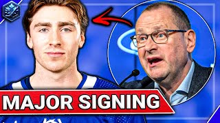 BREAKING Leafs make BIG signing This is PERFECT  Toronto Maple Leafs News [upl. by Inigo]