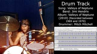 Valleys of Neptune Jimi Hendrix • Drum Track [upl. by Yuu456]