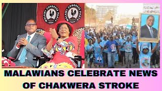 MALAWIANS CELEBRATE NEWS OF CHAKWERA STROKE [upl. by Weinstock]