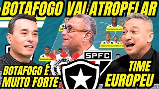 FOGÃO VAI ATROPELAR MÍDIA REPERCUTE BOTAFOGO X CORINTHIANS E SÃO PAULO [upl. by Nwahsud]