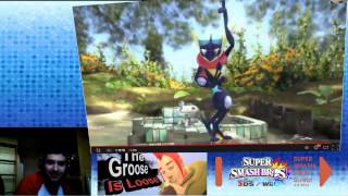 All Reactions to GRENINJA Reveal Trailer in SMASH BROS [upl. by Desiri466]