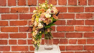 Cascade Wedding Bouquet [upl. by Zolnay]