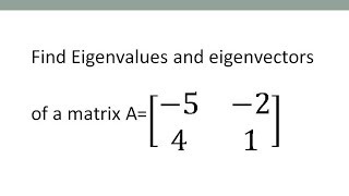 eigenvalues and eigenvector in 2x2 matric problem in tamilதமிழ்Matrix [upl. by Seavir]