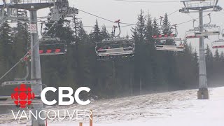 Whistler Blackcomb skiers snowboarders disappointed by lack of snow [upl. by Kirsch]