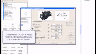 Component sizing module  Hydraulics Automation Studio™ Educational Edition [upl. by Yerag]