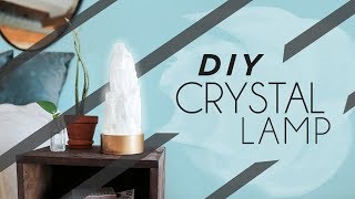 TURN A SELFIE LIGHT INTO A DIY CRYSTAL LAMP [upl. by Seidler560]