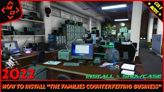 Become the Kingpin How to Install the Families Counterfeiting Business Mod in GTA V [upl. by Hanavas]