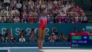 Simone Biles Womens Floor Gymnastic Final Highlights Simone Biles Silver Medal in Olympics 2024 [upl. by Torray]