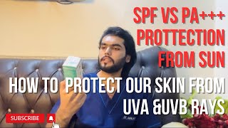 SPF vs PA in sunblock [upl. by Sirrot171]