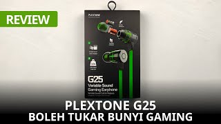 REVIEW PLEXTONE G25 Boleh Tukar Sound Gaming [upl. by Garner904]