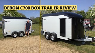 Debon C700 Box Trailer FULL REVIEW [upl. by Selemas869]