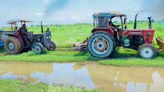 Tractor Start with Tractor 😆 Dhaka Start Tractor  village zone pk [upl. by Ailecra864]