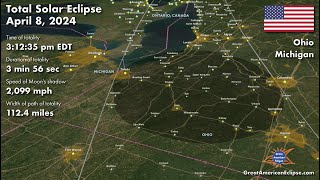 Obscuration Over Ohio Where to View the 2024 Total Solar Eclipse [upl. by Isahella587]