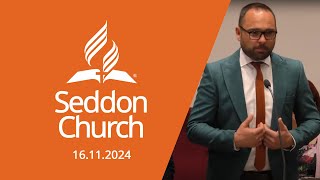 Seddon SDA Church Livestream 16112024 [upl. by Arette209]