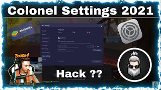 Colonel Settings bluestacks freefire new 2021 ff settings after update Garena freefire [upl. by Serg]