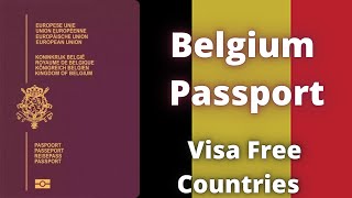 Belgium Passport Visa Free Countries 2022 [upl. by Fadil]