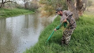 muchas tilapias en la corriente y charcos del rio [upl. by Ihana]