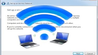 How to Connect two or more Computers by Wireless Connection amp Share Files between them [upl. by Talya]