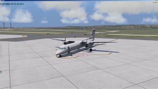 Xplane 11  MAJESTIC MJC8 Q400  Pilot2ATC  LEMD  LPPT [upl. by Dacey]