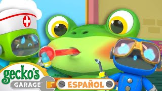 Gecko está enfermo  Garaje de Gecko  Carros para niños  Vídeos educativos [upl. by Madelaine768]