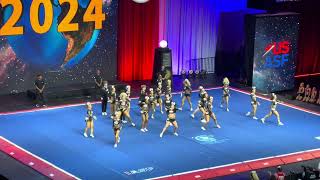 KC CHEER FIERCE 5 WORLDS 2024 [upl. by Lerrej656]