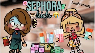 The Sephora kid 😫💀  toca boca roleplays  10 yr olds at sephora  toca life funny stories [upl. by Derian874]