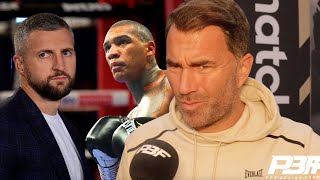 quotGET YOUR FACTS RIGHTquot EDDIE HEARN SLAMS CARL FROCH OVER CONOR BENN CRITICISM [upl. by Brown294]