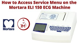 How to Access the Service Menu on the Mortara ELI 150250 ECG Machine [upl. by Brynne]