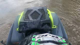 CanAm Outlander 570 XMR mudding at Manitoba on Mafia fall ride [upl. by Yaniv82]