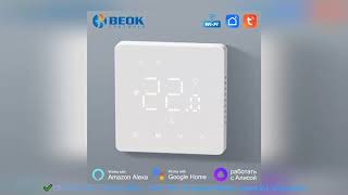 ✔️Beok Tuya Wifi Room Thermostat Underfloor Heating System Thermoregulator for Gas Boiler El [upl. by Ecart562]