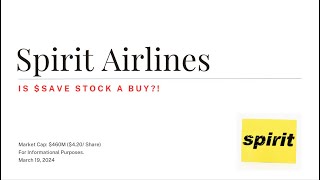 Why Spirit Airlines SAVE Stock is Crashing DOWN BIG [upl. by Ahsirtal]