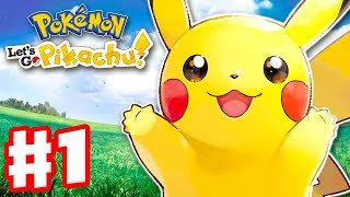 Pokemon Lets Go Pikachu and Eevee  Gameplay Walkthrough Part 1  Intro and Gym Leader Brock [upl. by Naffets]