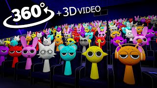 Incredibox Spurnki 360° 3D Experience CINEMA HALL 3D VR Animation [upl. by Gen]