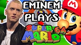 Eminem Plays Super Mario 64 [upl. by Berlyn]