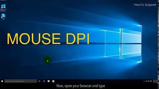 How To Check Mouse DPI Tutorial [upl. by Rehoptsirhc]