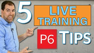 5 Primavera P6 Tips and Tricks Live Training Highlights [upl. by Ainoz964]