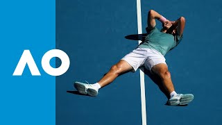 Roberto Bautista Agut v Stefanos Tsitsipas match highlights QF  Australian Open 2019 [upl. by Nnylecyoj]