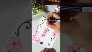 Gift card making ideas sumiartgellary shortvideo gift youtubeshorts youtube youtuber [upl. by Eiclehc]