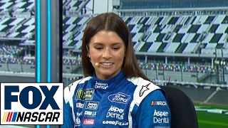 Danica Patrick Interview at Daytona Media Day  NASCAR RACE HUB [upl. by Najib]