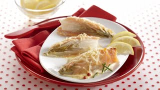 Recette  Endives gratinées au saumon [upl. by Itsirhc]