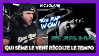 First Time Hearing MC Solaar Qui sème le vent récolte le tempo WOW  Dereck Reacts [upl. by Oswal974]