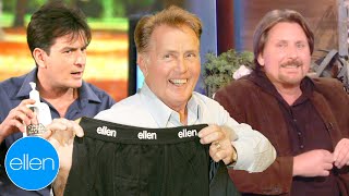 Father and Sons Martin Sheen Charlie Sheen amp Emilio Estevez [upl. by Felix]